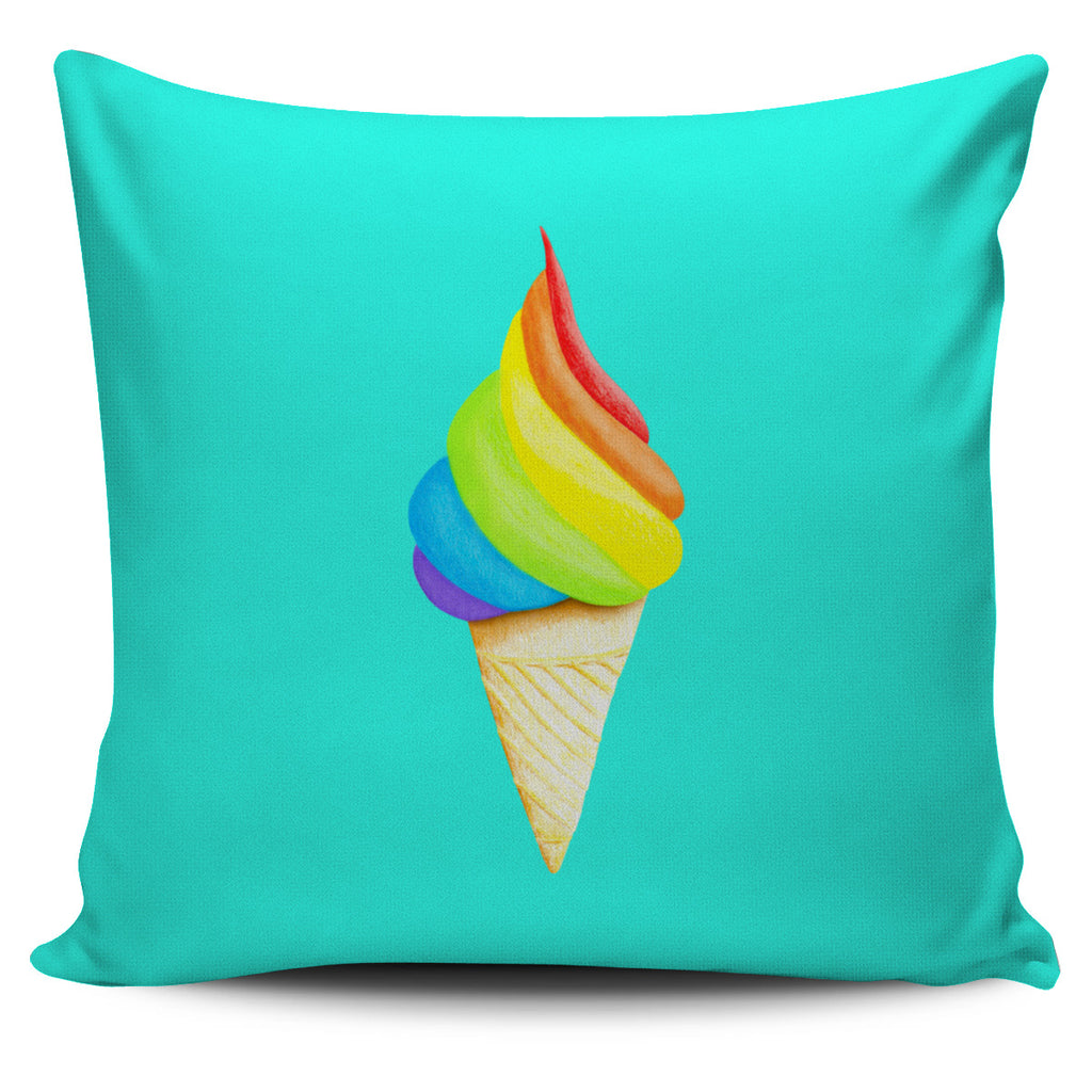 Ice Cream Ripple Pillow Cover