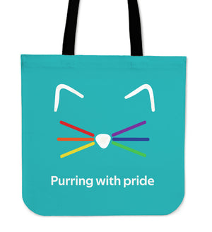 Purring With Pride Tote Bag