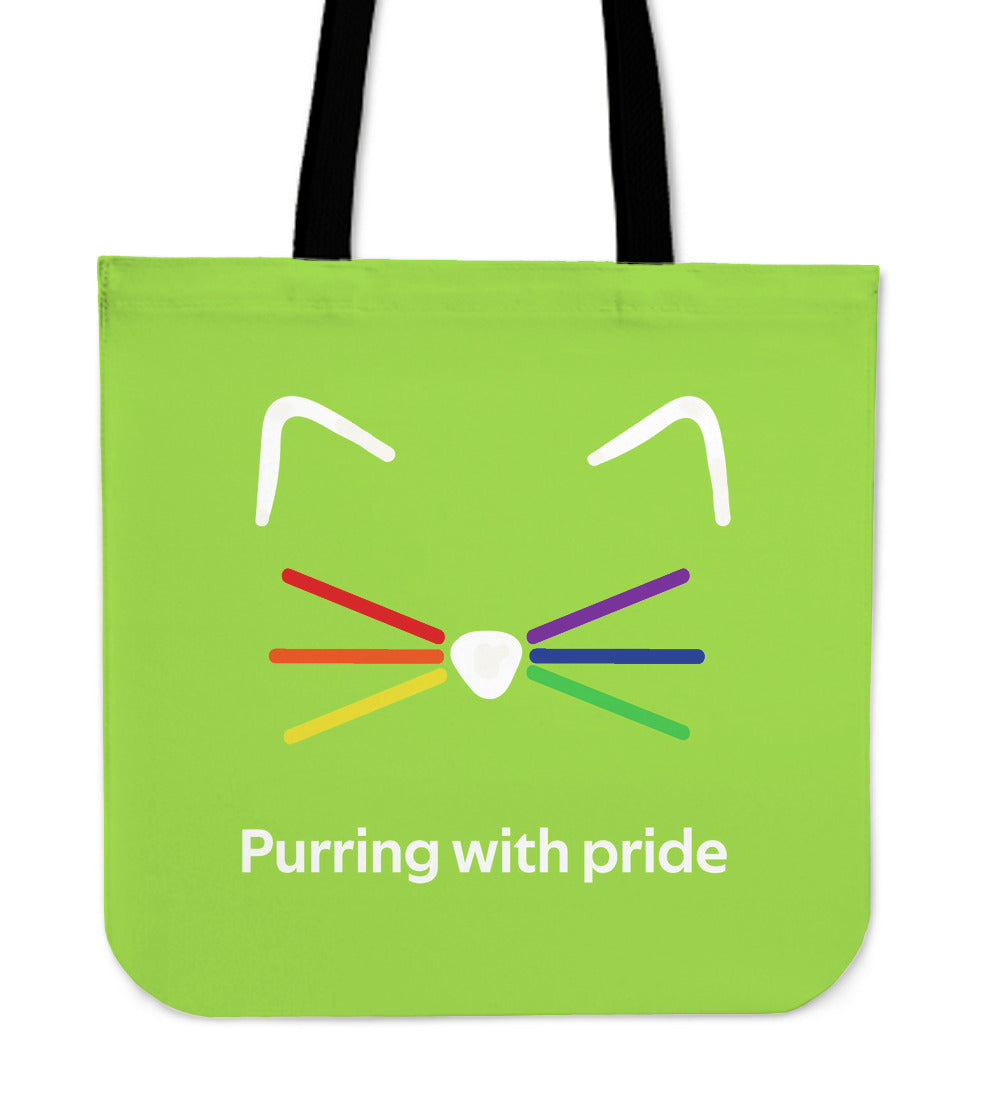 Purring With Pride Tote Bag